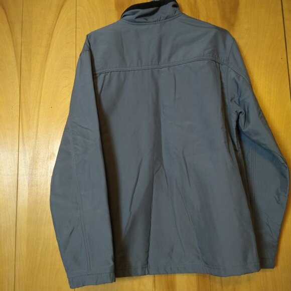 Old Navy Outdoor Men's Medium Long Sleeve Gray Zip Up Jacket With Pockets - Picture 5 of 5